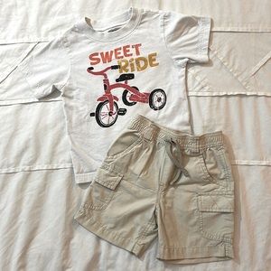 3/$15 💟 Boys T Shirt and Shorts Outfit Size 12-18M